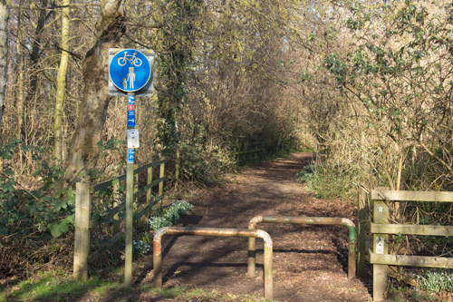 A19 junction path
