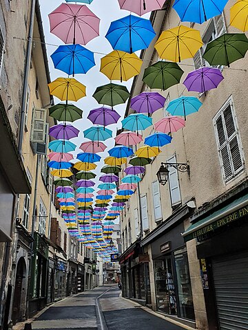 Umbrellas, Aurillac