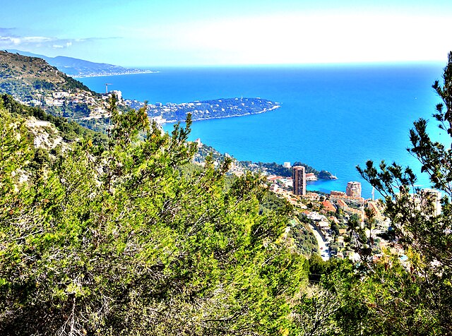 View from Beausoleil