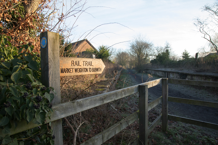Market Weighton Rail Trail at Bubwith