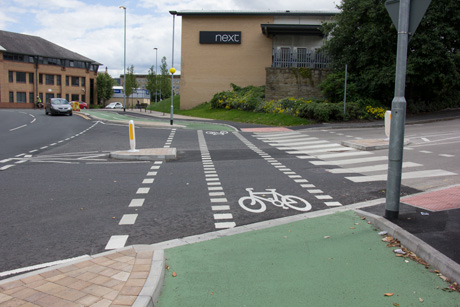 Canal Road cycleway, Bradford