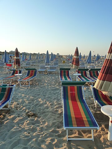 Beach at Cervia