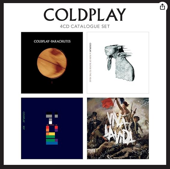 Coldplay 4 CD catalogue set