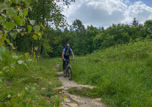 Mountain biking at Dalby Forest