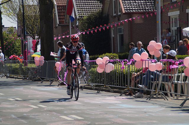 Tom Dumoulin during the 2016 Giro d'Italia