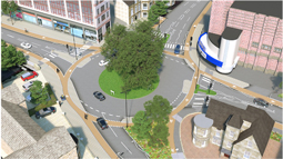 Dutch roundabout, Harrogate Station Gateway