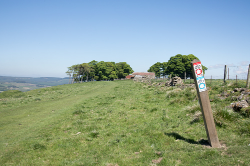 Map of the Fort Trail at Sutton Bank