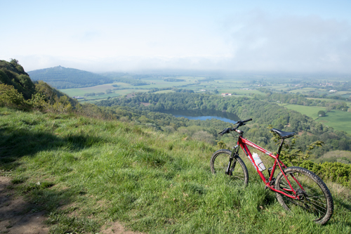 View of Gormire Lake from Whitestone Cliff, Sutton Bank