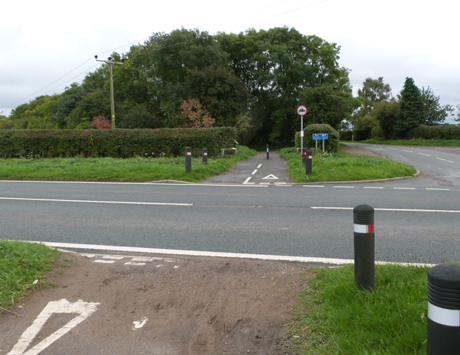 NCN route 66 crosses Walton/Wetherby road
