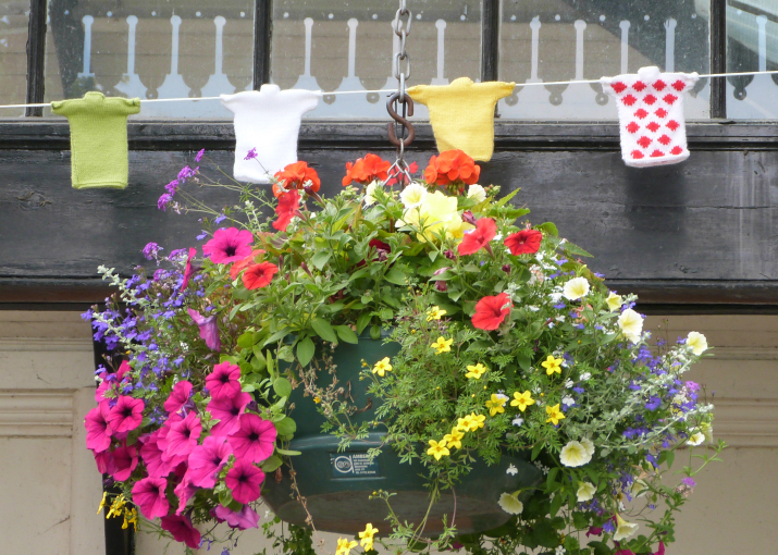 Tour de France bunting in Harrogate Borough Tour de France bunting in Harrogate Borough