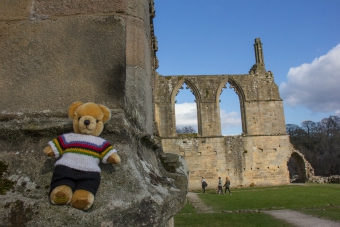 World Champion bear at Bolton Abbey