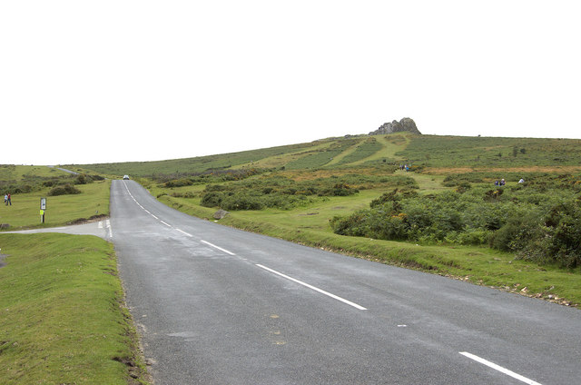 Road up to Haytor Road up to Haytor