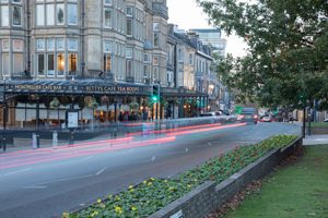 Main road through the centre of Harrogate