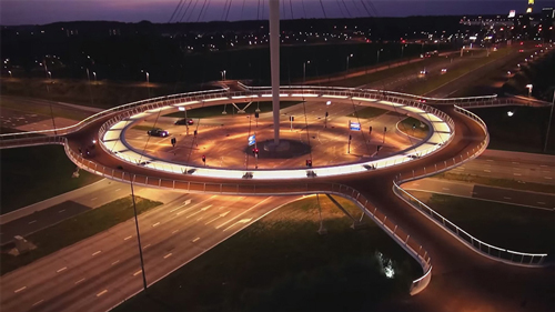 Hovenring cycle bridge