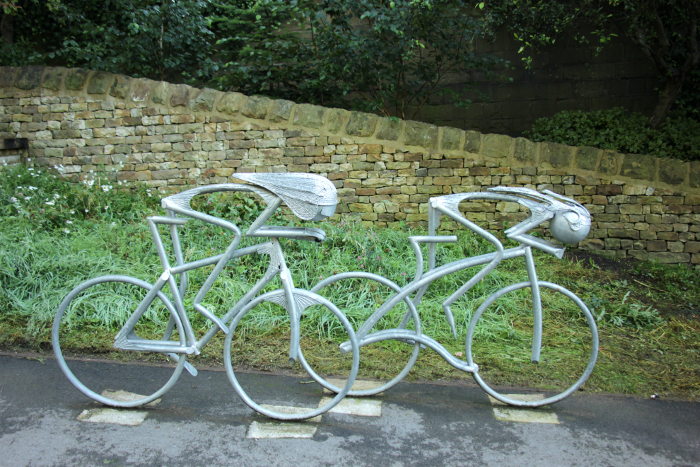 Tour de France garden, Knaresborough Tour de France garden, Knaresborough
