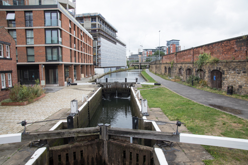 Towpath at Office Lock, Leeds