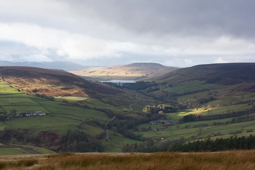 View of upper Nidderdale & Scarhouse reservoir