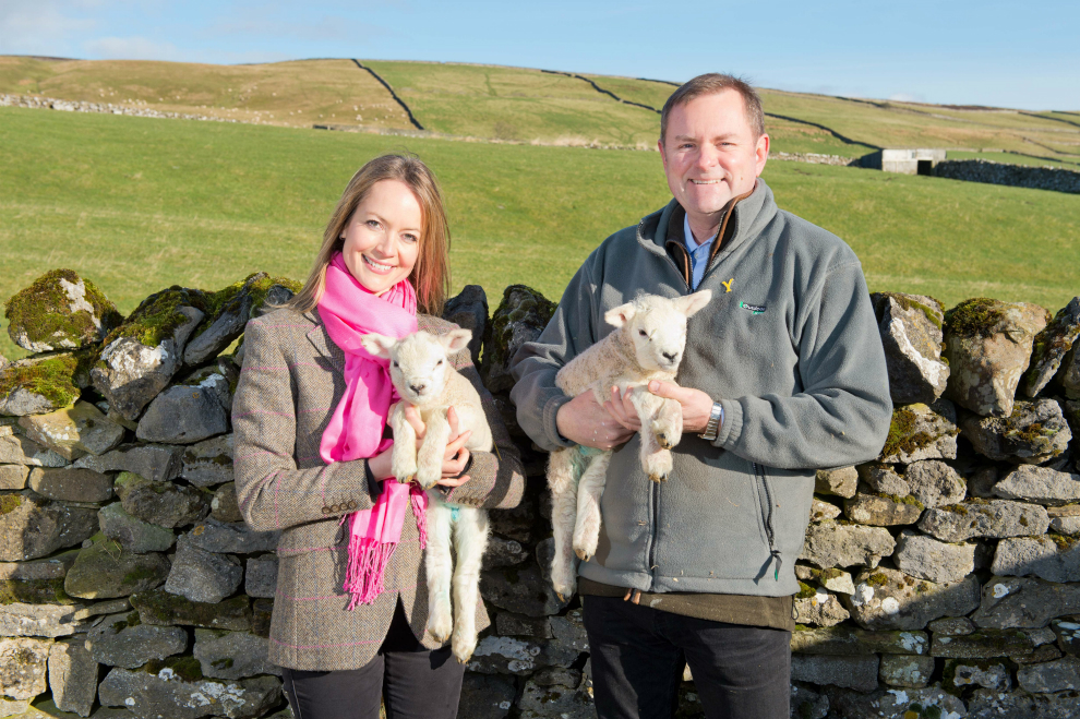 Artist Lucy Pittaway, & Sir Gary Verity Artist Lucy Pittaway, & Sir Gary Verity