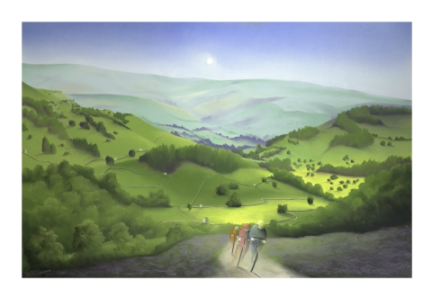 Over Moor and Dale, by Mackenzie Thorpe