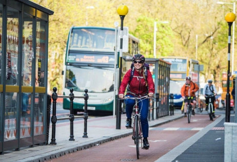 Bus stop bypass, Manchester