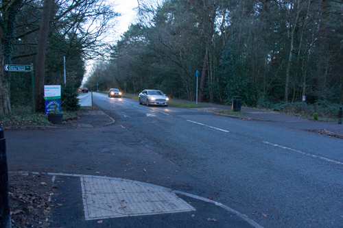 Northern end of Miller Homes 'cycleway'