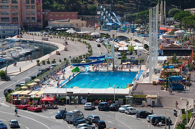 Monaco swimming pool