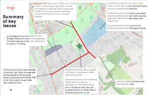 Summary of issues in Oatlands area