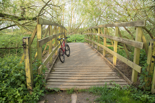 Bridge over the Foss drain