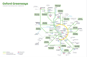 Oxford Greenways map