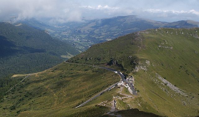 View of Pas de Peyrol from Puy Mary