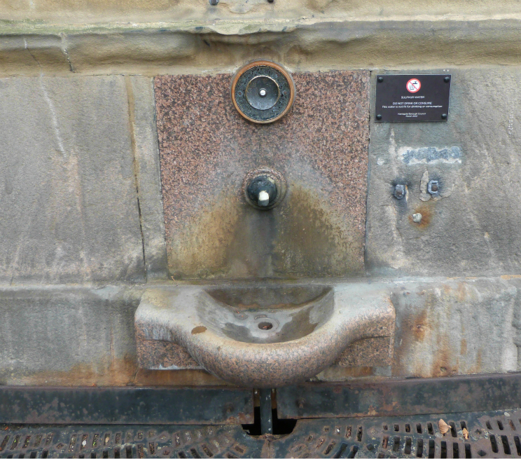 Outside tap at Royal Pump Room, Harrogate