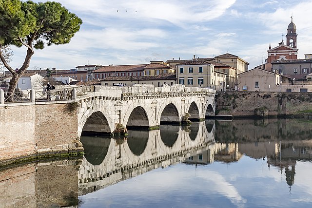 Ponte di Tiberio at Rimini