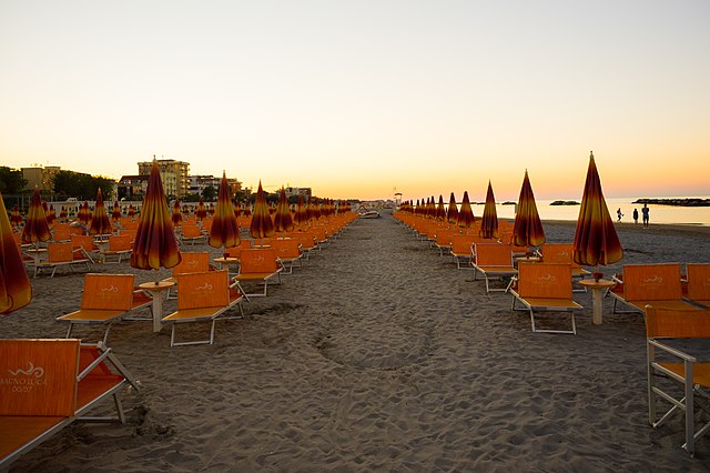 Beach at Rimini