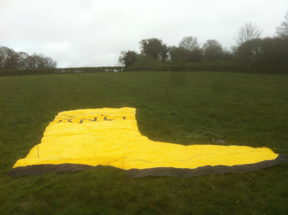 RNLI yellow welly, Thorp Arch RNLI yellow welly, Thorp Arch