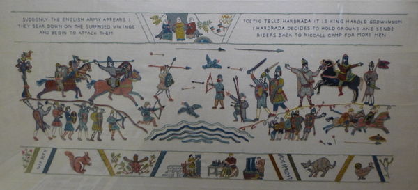 Stamford Bridge Tapestry, the start of the battle