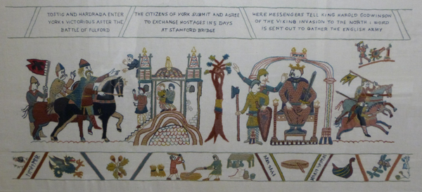 Stamford Bridge Tapestry, aftermath of the Battle of Fulford