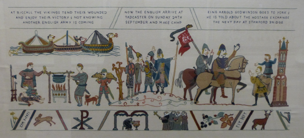 Stamford Bridge Tapestry, Vikings at Riccall