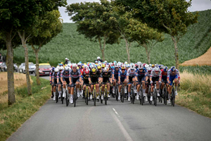 Cycle racing, peloton