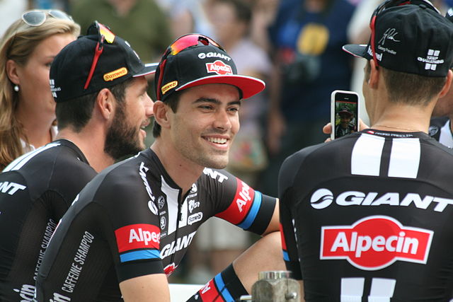 Tom Dumoulin at the 2015 Tour de France team presentation