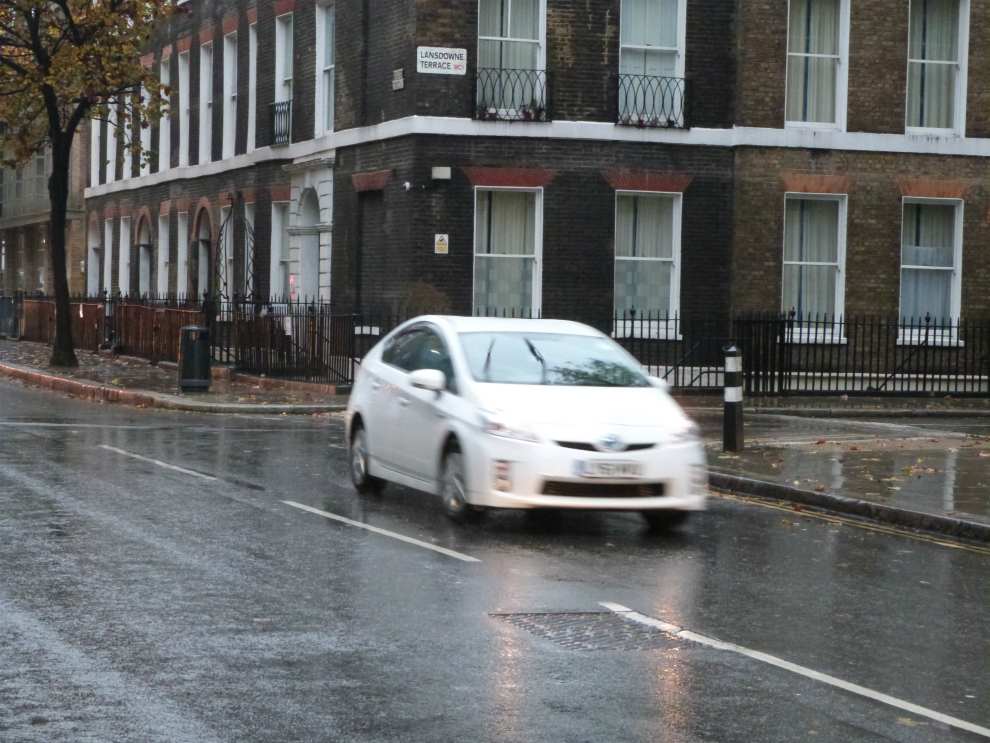 A Toyota Prius in London