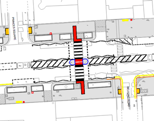 Zebra Crossing on Victoria Avenue